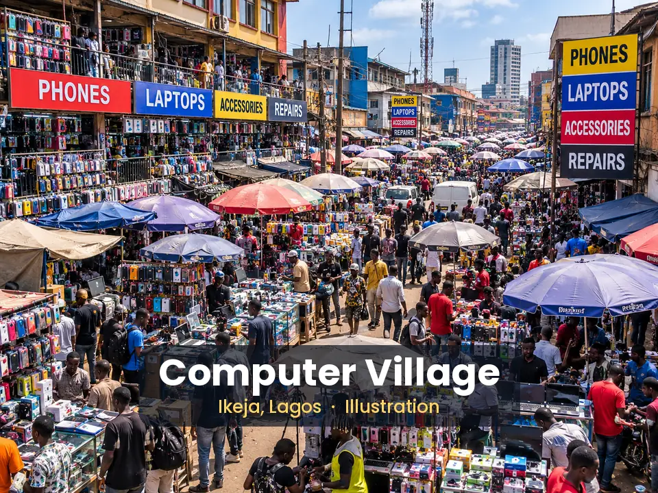 Computer Village — Phones, computers & gadgets
