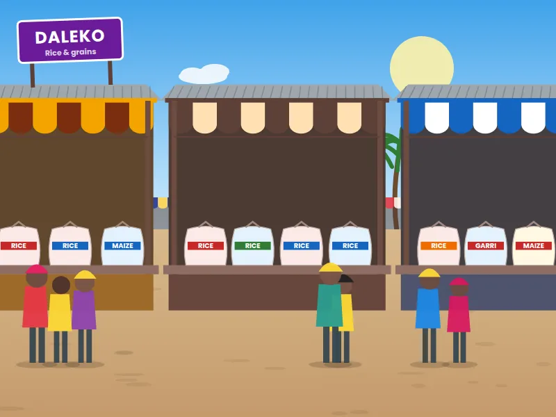 Daleko Market — Rice, grains & foodstuff wholesale