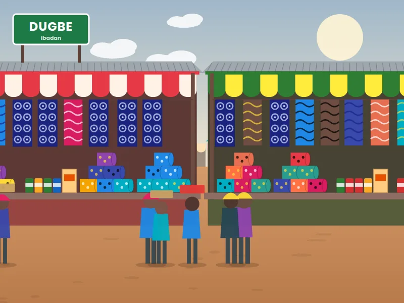 Dugbe Market — Textiles & general goods