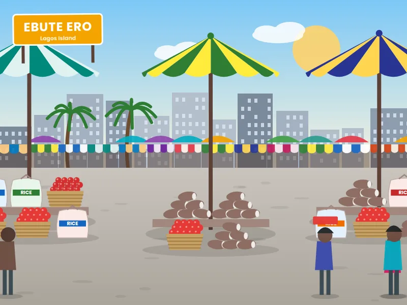 Ebute Ero Market — Foodstuff & provisions