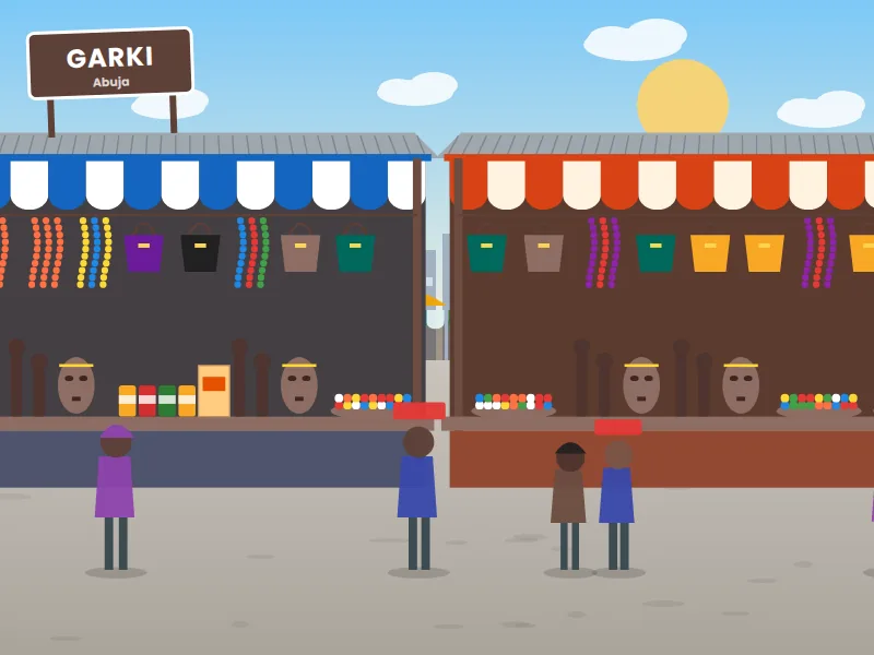 Garki Market — Foodstuff, crafts & provisions