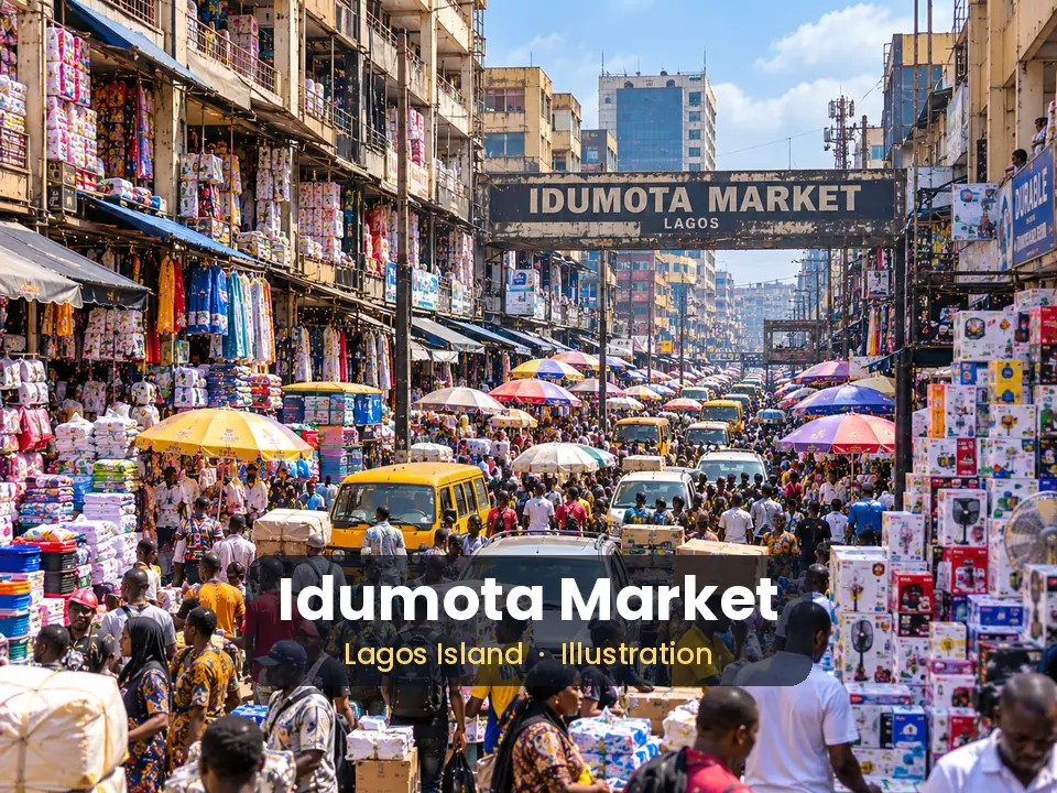 Idumota Market — General goods, wholesale drugs & media