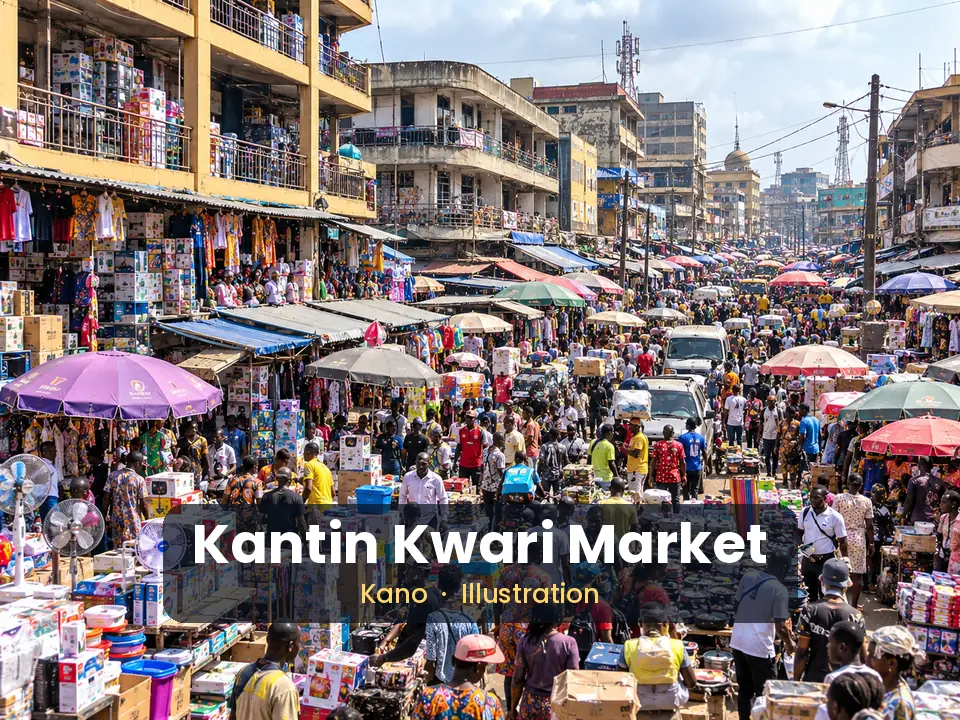 Kantin Kwari Market — West Africa's big textile market