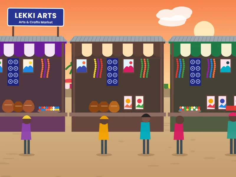 Lekki Arts & Crafts Market — Art, crafts, beads & souvenirs
