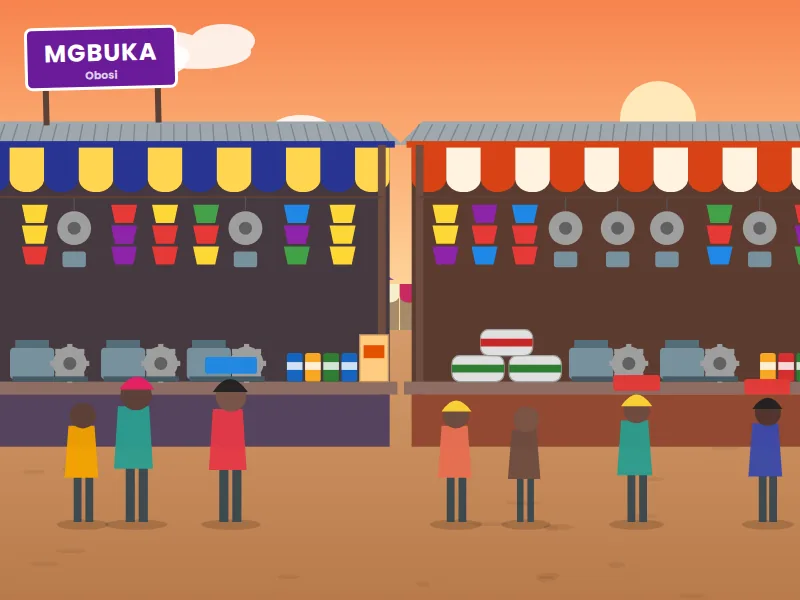 Mgbuka Market, Obosi — General merchandise & spare parts