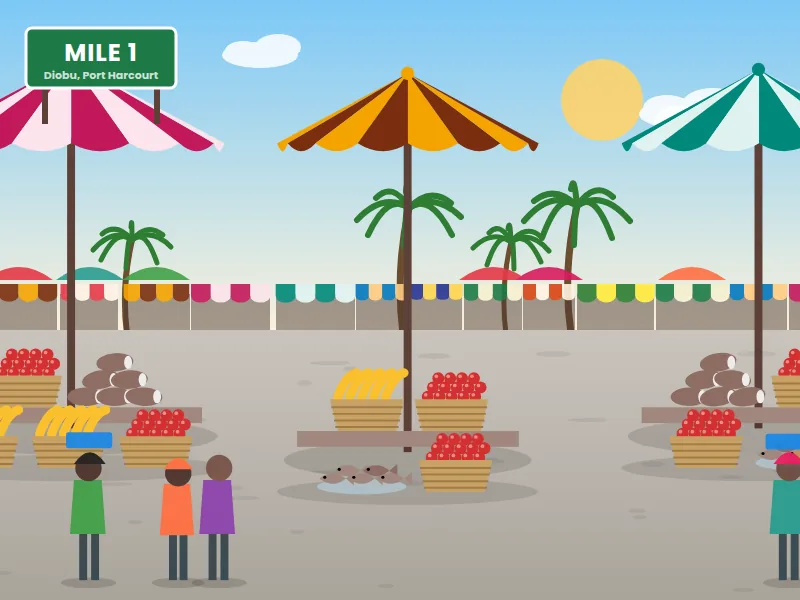 Mile 1 Market — Seafood, foodstuff & general goods