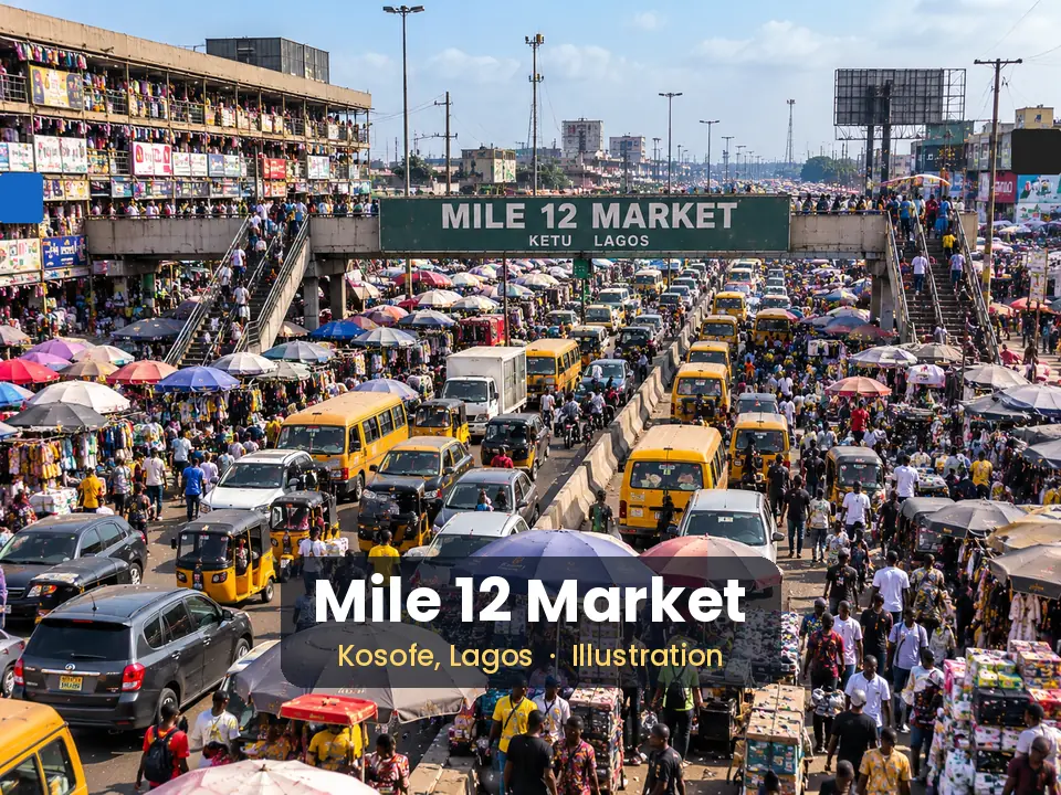 Mile 12 Market — Foodstuff, fruits & vegetables