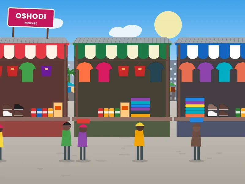 Oshodi Market — General goods, clothing & foodstuff
