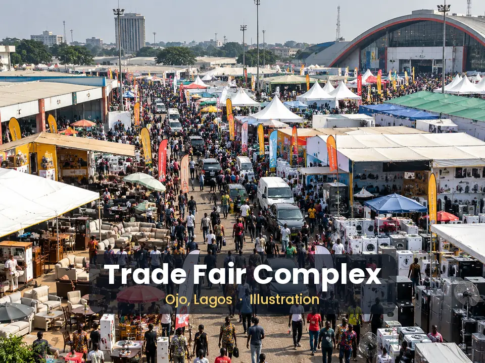 Trade Fair Complex — Wholesale goods, building materials, bags & shoes