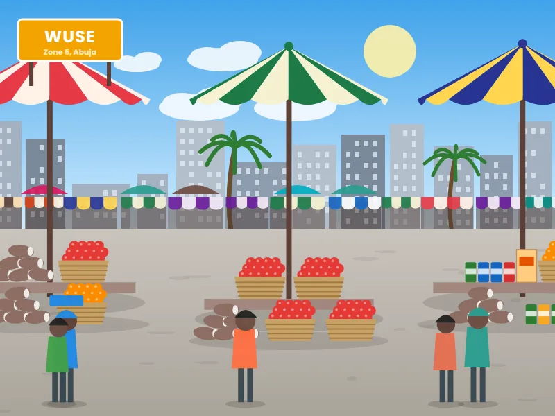 Wuse Market — General goods & foodstuff